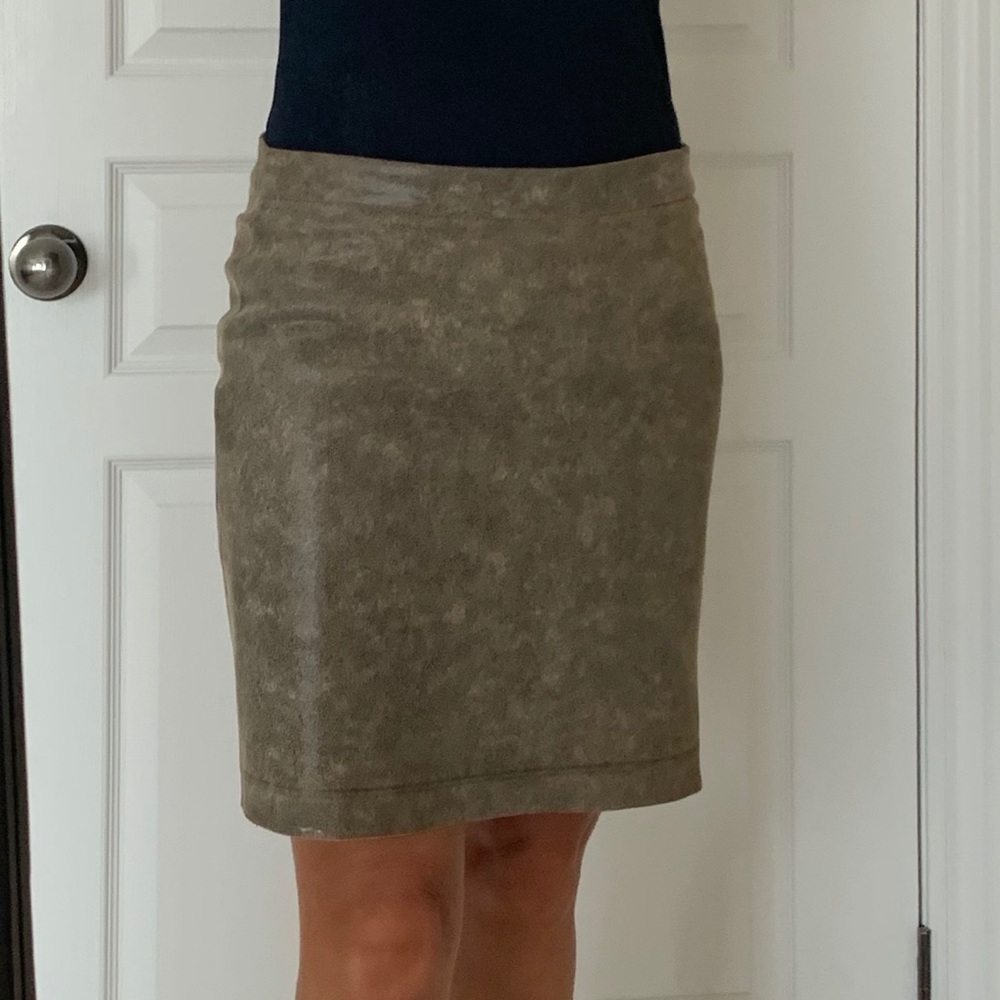 Genuine Leather mini skirt size 4